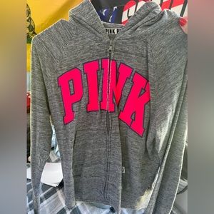 Pink Zip Up Hoodie